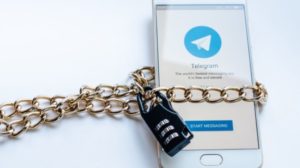 cara mengunci telegram